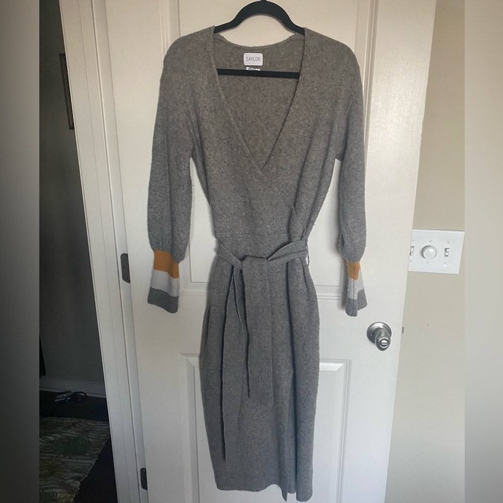 Saylor Knit Gray Dress